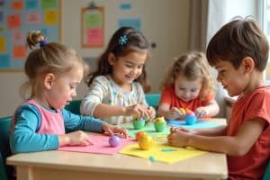 Osterkörbchen in der Kita basteln - Kreative Ideen