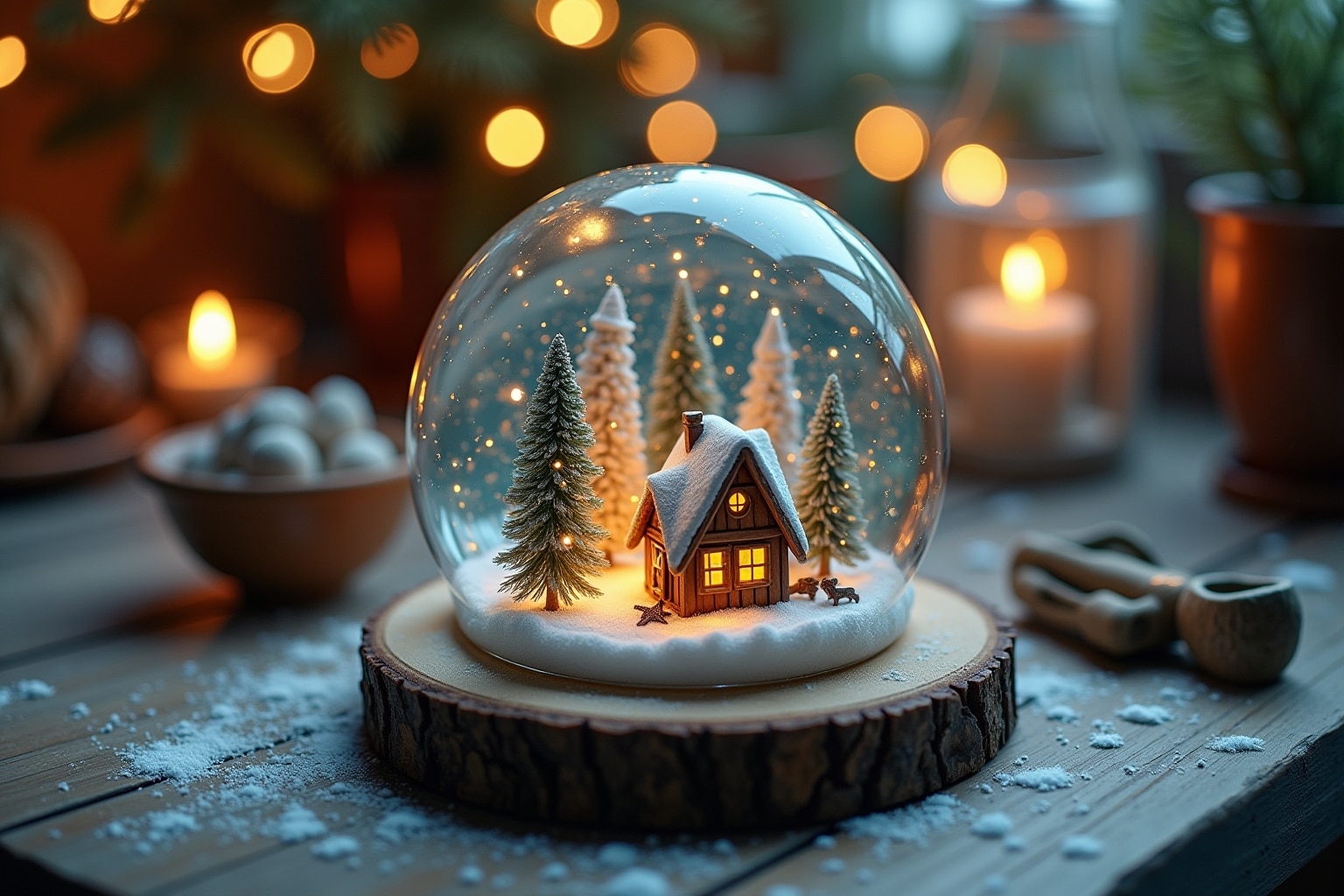 Schneekugeln Basteln DIY F r Winterzauber