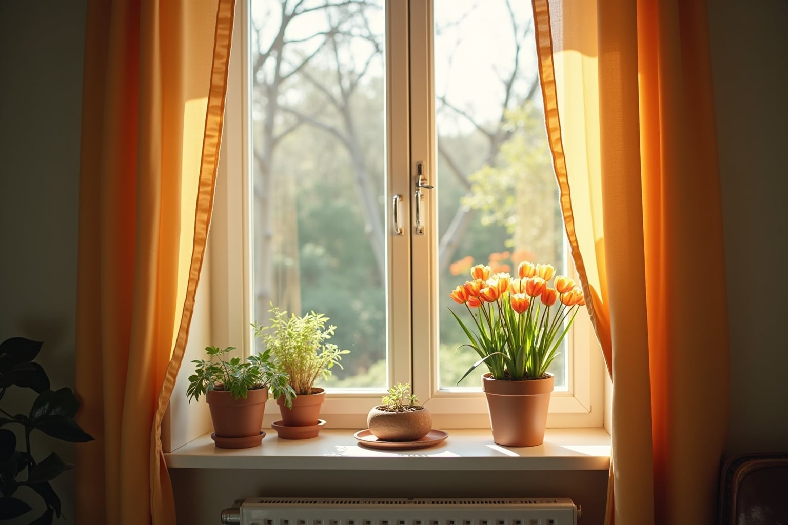 17 Frühlingsfenster basteln Ideen