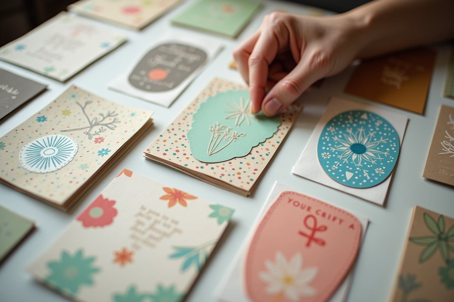 12 Karte mit Stempel Basteln Ideen