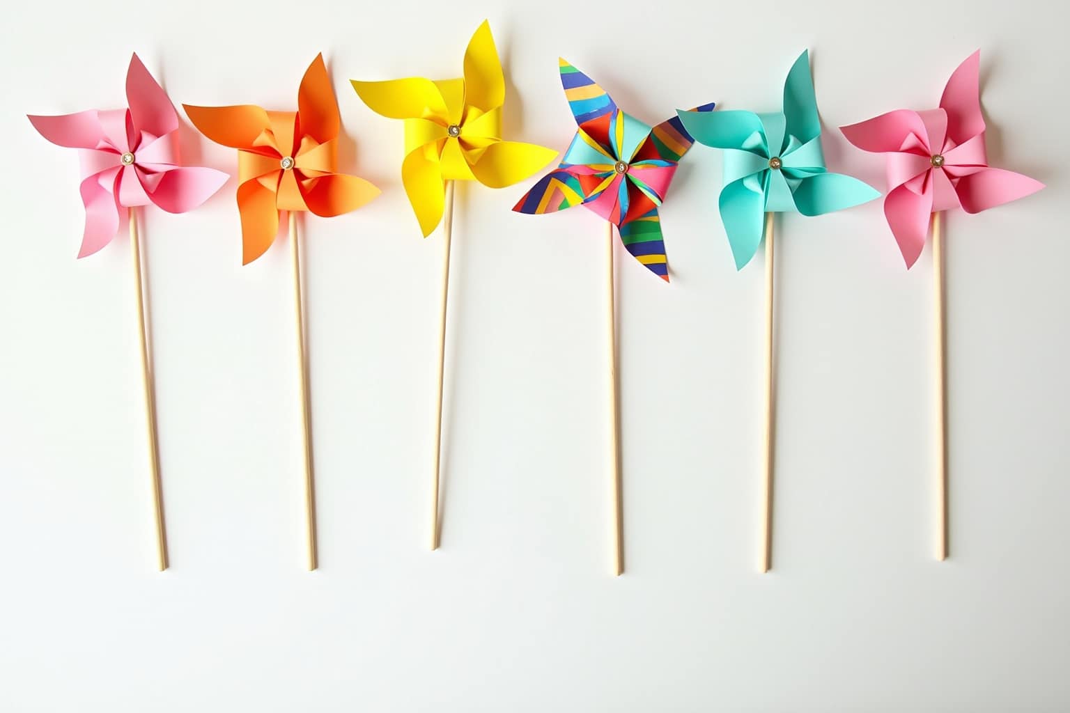 16 Ideen zum Windrad basteln